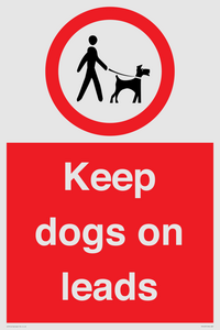 Keep dogs on leads